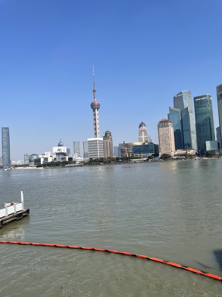 外滩，可见东方明珠